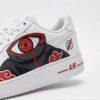 Custom Anime Eye AF1 – Hand-Painted Dark Manga Air Force 1 Sneakers - Image 3