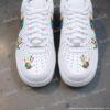 Autism Awareness Hand-Painted Drip Air Force 1 Shoes, Custom Handprint Puzzle AF1 Sneakers - Image 5