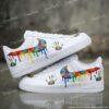 Autism Awareness Custom Drip Air Force 1 Shoes, Handprint Puzzle AF1 Sneakers - Image 8