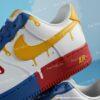 Custom Hand-painted Drip Air Force 1 Sneakers: Personalized Autism Awareness AF1 Shoes - Image 3