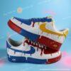 Custom Hand-painted Puzzle Drip Air Force 1 Sneakers: Personalized Autism Awareness AF1 Shoes - Image 7