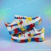Custom Hand-painted Drip Air Force 1 Sneakers: Personalized Autism Awareness AF1 Shoes - Image 8