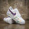 Hand-Painted Mardi Gras Drip Air Force 1 Sneakers - Image 2