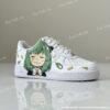 Custom Air Force 1 Shoes, Green Hair Anime Girl Hand Painted AF1 Low, Cute Chibi Cartoon Sneakers, Anime Style Shoes - Image 2