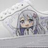Hand Painted Anime Girl Air Force 1 Sneakers, Custom Chibi Kawaii Shoes - Image 3