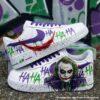 Hand-painted Joker AF1 Shoes, Custom HAHAHA Graffiti Air Force 1 Sneakers
