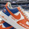Personalized Hand-Painted New York Hockey Air Force 1, Custom Islenders Hockey Fan AF1 Sneaker, Adult /Toddler Kids - Image 3