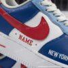 Personalized Hand-Painted New York Hockey Air Force 1, Custom Rangers Hockey Fan AF1 Sneaker, Adult /Toddler Kids - Image 3