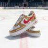 Personalized Hand-Painted Ottawa Hockey Air Force 1, Custom Senators Hockey Fan AF1 Sneaker, Adult /Toddler Kids - Image 2