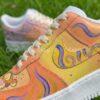 Custom Cartoon Air Force 1 Shoes, Hand Painted Bear and Pig AF1 Sneakers - Image 5