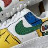 Hand-Painted Comic Air Force 1 Sneakers: Custom Cartoon AF1 Shoe - Image 3
