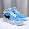 Custom Hand-Painted Drip Air Force 1 Mid Sneakers: Personalized AF1 Shoes