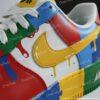 Custom Hand-Painted Air Force 1 Drip Sneakers, Personalized Autism AF1 Shoes - Image 3