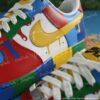 Custom Hand-Painted Air Force 1 Drip Sneakers, Personalized Autism AF1 Shoes - Image 2