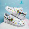 Hand-painted Air Force 1 Puzzle Drip Sneakers: Personalized Custom Autism AF1 Shoes