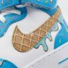 Custom Hand-Painted Air Force 1 Mid Ice Cream Sneakers: Personalized AF1 Sneakers - Image 3