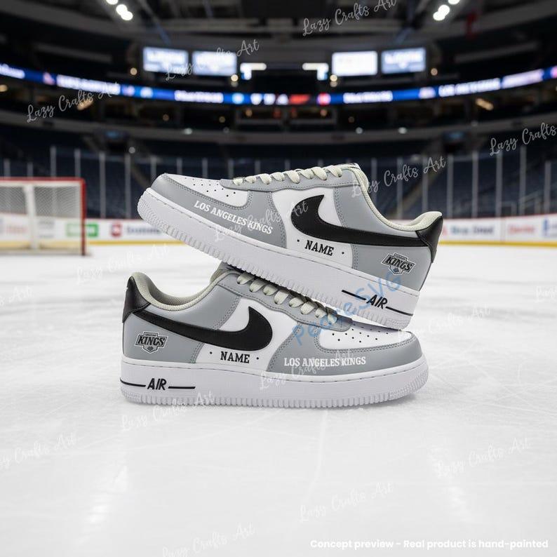 Personalized Custom Los Angeles Hockey Air Force 1