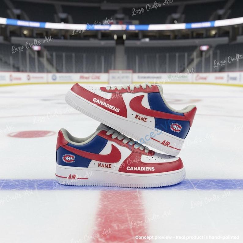 Personalized Custom Montreal Hockey Air Force 1