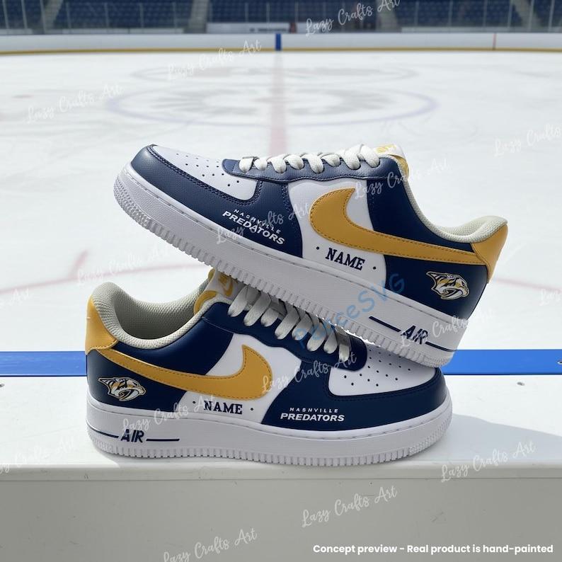 Personalized Custom Nashville Hockey Air Force 1