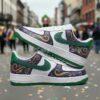 Mardi Gras Custom Air Force 1: Hand-Painted Carnival AF1 Sneakers