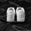 Custom Anime Line Art AF1 – Hand-Painted Black and White Manga Style Air Force 1 Sneakers - Image 4