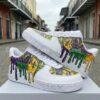 Mardi Gras Custom Air Force 1 Sneakers, Hand-Painted Drip AF1 Shoes - Image 2
