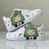 Custom Air Force 1 Shoes, Green Hair Anime Girl Hand Painted AF1 Low, Cute Chibi Cartoon Sneakers, Anime Style Shoes