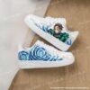 Hand Painted Anime AF1 Sneakers, Japanese Wave Art, Custom Air Force 1 Shoes