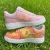 Custom Cartoon Air Force 1 Shoes, Hand Painted Bear and Pig AF1 Sneakers - Image 3