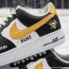 Personalized Hand-Painted Pittsburgh Penguins Hockey Air Force 1 Sneaker, Adult /Toddler Kids - Image 3