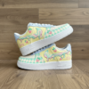 Custom Strawberry & Cream Pastel Air Force 1: Hand-Painted AF1 Sneakers