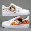 Custom Luffy Air Force 1 Sneakers, Hand Painted AF1 Shoes - Image 2