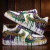 Mardi Gras Custom Air Force 1 Sneakers - Image 2