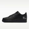 Hand Painted Air Force 1 Black Sneakers