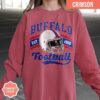 Buffalo Football Vintage Style Comfort Colors Sweatshirt, Buffalo Bill Crewneck, Bill Sweatshirt, Buffalo New York, Buffalo Fan Gifts - Image 4
