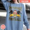 Pittsburgh Football Comfort Colors Sweatshirt, Vintage Unisex Pittsburgh Crewneck, Gift for Football Fan, Oversized Pittsburgh Sweatshirt - Image 2