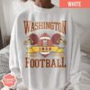 Washington Football Vintage Style Comfort Colors Sweatshirt, Washington Crewneck Commander Sweater, Washington Fan Gift, Washington Shirt - Image 3