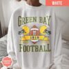 Green Bay Football Vintage Style Comfort Colors Sweatshirt, Retro Green Bay Football Crewneck, Green Bay Shirt, Green Bay T-Shirt - Image 3