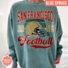 San Francisco Football Vintage Style Comfort Colors T-Shirt, San Francisco Football Tshirt, San Francisco Football Crewneck - Image 5