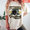 Pittsburgh Football Comfort Colors T-Shirt, Vintage Unisex Pittsburgh Crewneck, Gift for Football Fan, Oversized Pittsburgh T-Shirt - Image 7