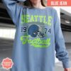 Seattle Football Vintage Style Comfort Colors T-Shirt, Seattle Football Sweatshirt, Seattle T-Shirt, Retro Seattle Football Shirt - Image 2