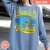 Los Angeles Football Vintage Style Comfort Colors T-Shirt, Los Angeles Football Crewneck, Los Angeles Football T-Shirt Fan Gift - Image 2