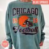 Chicago Football Vintage Style Comfort Colors T-Shirt, Retro Chicago Football T-Shirt, Chicago Fan Gift, Sunday Football - Image 5