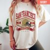 San Francisco Football Vintage Style Comfort Colors Sweatshirt, San Francisco Football Crewneck, SF Football Sweatshirt, Football Gifts - Image 7