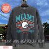 Miami Football Vintage Style Comfort Colors Sweatshirt, Retro Miami Football Crewneck, Miami Football T-Shirt, Miami Football Gifts