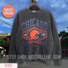Chicago Football Vintage Style Comfort Colors Sweatshirt, Retro Chicago Football Sweatshirt, Chicago Fan Gift, Sunday Football Tee