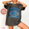 Detroit Football Comfort Colors Vintage Style Sweatshirt, Detroit Football Tee, Detroit Football Shirt, Detroit Sweater, Sunday Football - Image 6