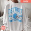 Detroit Football Comfort Colors Vintage Style Sweatshirt, Detroit Football Tee, Detroit Football Shirt, Detroit Sweater, Sunday Football - Image 3