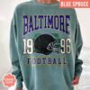 Baltimore Football Vintage Style Comfort Colors T-Shirt, Retro Baltimore Crewneck, Oversized Football T-Shirt, Gift Football Fan - Image 6