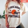 Chicago Football Vintage Style Comfort Colors T-Shirt, Retro Chicago Football T-Shirt, Chicago Fan Gift, Sunday Football - Image 7